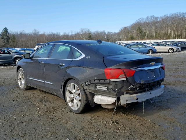 2G1155S37E9193568 - 2014 CHEVROLET IMPALA LTZ BLACK photo 3