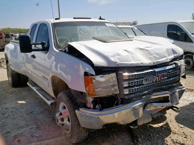 1GT523C82DZ170347 - 2013 GMC SIERRA K35 WHITE photo 1