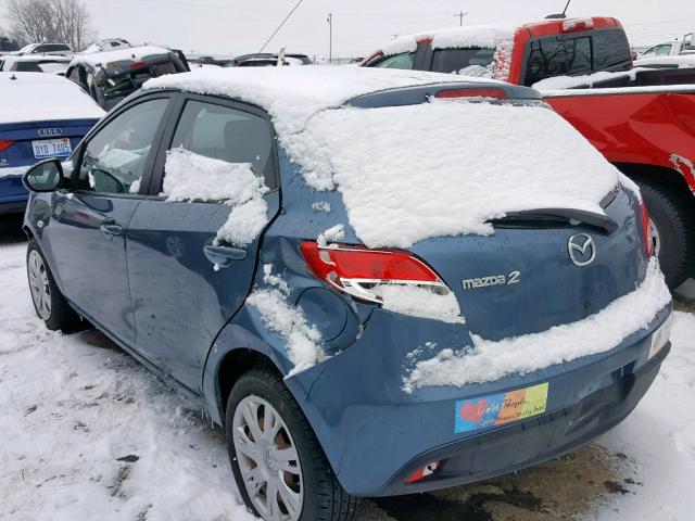JM1DE1KY1E0187266 - 2014 MAZDA MAZDA2 SPO 蓝色 照片 3