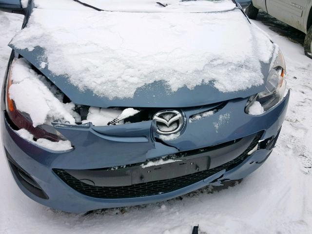 JM1DE1KY1E0187266 - 2014 MAZDA MAZDA2 SPO 蓝色 照片 9