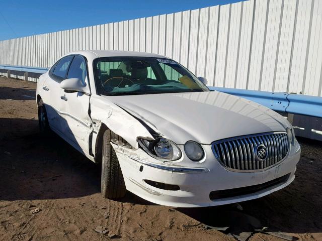 2G4WD582681247312 - 2008 BUICK LACROSSE C WHITE photo 1