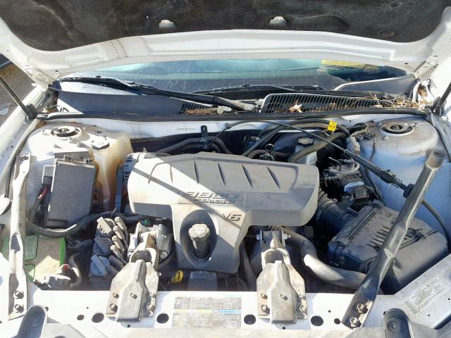 2G4WD582681247312 - 2008 BUICK LACROSSE C WHITE photo 7