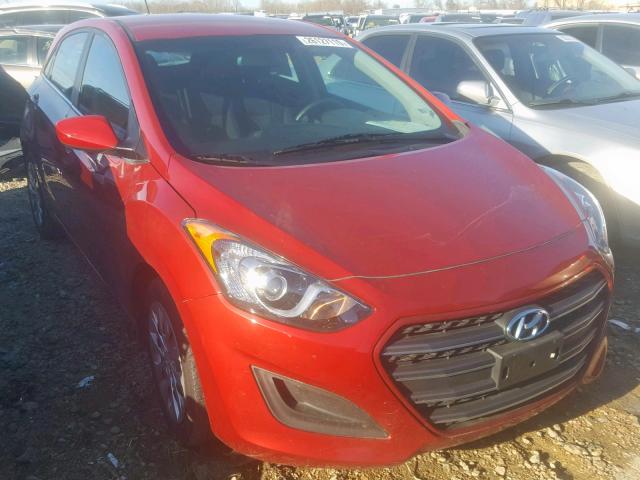 KMHD35LH9HU382133 - 2017 HYUNDAI ELANTRA GT RED photo 1