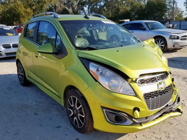 KL8CF6S94DC569456 - 2013 CHEVROLET SPARK 2LT GREEN photo 1