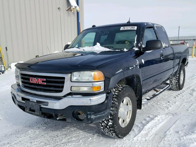 2GTEK19T841284880 - 2004 GMC NEW SIERRA BLACK photo 2