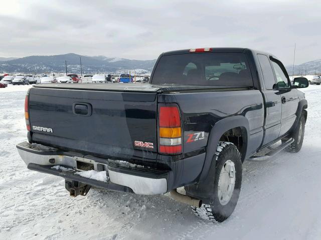 2GTEK19T841284880 - 2004 GMC NEW SIERRA BLACK photo 4