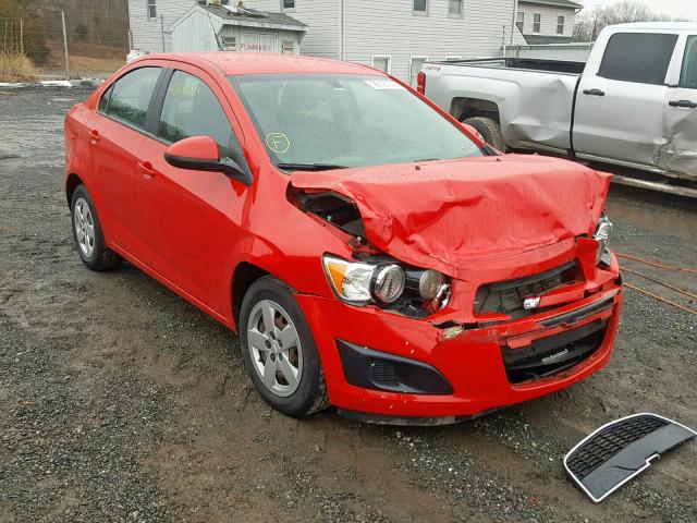 1G1JA5SG3E4121266 - 2014 CHEVROLET SONIC LS 红色 照片 1