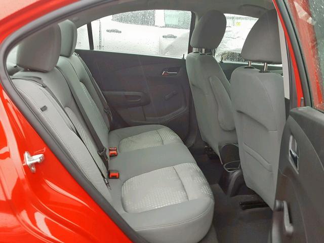 1G1JA5SG3E4121266 - 2014 CHEVROLET SONIC LS 红色 照片 6