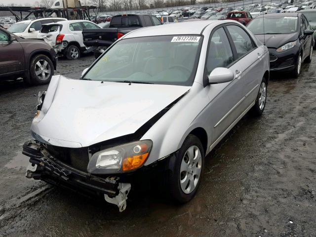 KNAFE222695665178 - 2009 KIA SPECTRA EX SILVER photo 2