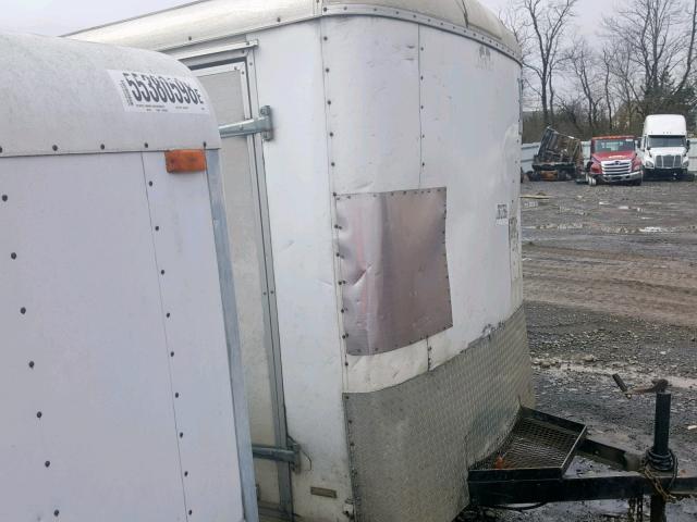 4X4TSE6172N034831 - 2000 CARGO TRAILER WHITE photo 9