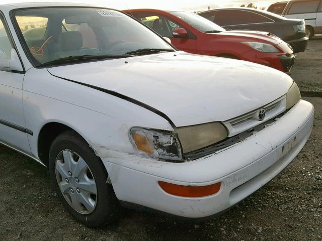 1NXBB02E7TZ497522 - 1996 TOYOTA COROLLA DX WHITE photo 9