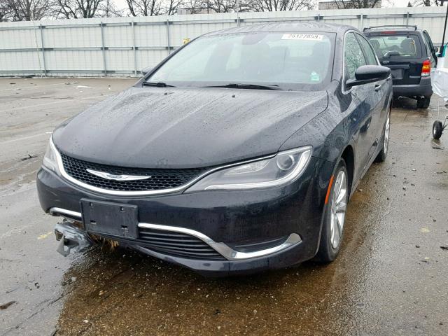 1C3CCCAB6GN185629 - 2016 CHRYSLER 200 LIMITE BLACK photo 2