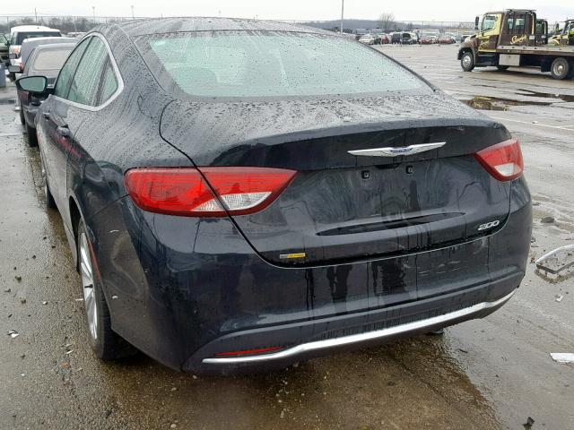 1C3CCCAB6GN185629 - 2016 CHRYSLER 200 LIMITE BLACK photo 3