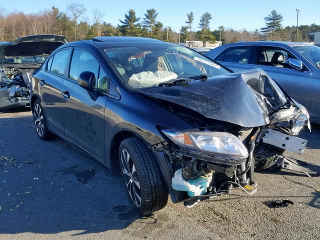 2HGFB2F94DH516094 - 2013 HONDA CIVIC EXL BLACK photo 1