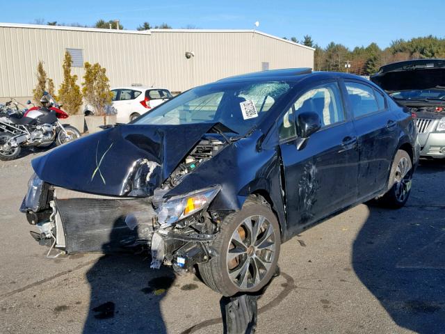 2HGFB2F94DH516094 - 2013 HONDA CIVIC EXL BLACK photo 2