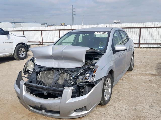 3N1AB6AP2BL616580 - 2011 NISSAN SENTRA 2.0 SILVER photo 2