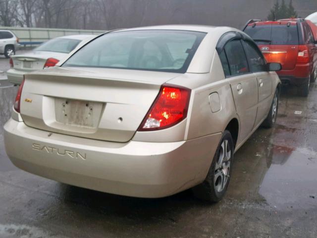 1G8AL52FX5Z147580 - 2005 SATURN ION LEVEL GOLD photo 4