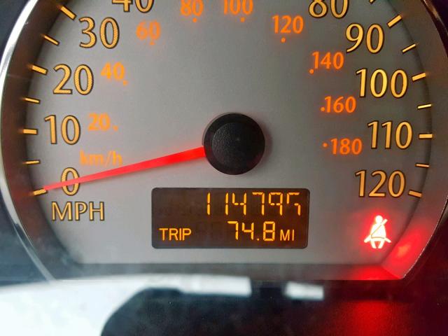 1G8AL52FX5Z147580 - 2005 SATURN ION LEVEL GOLD photo 8