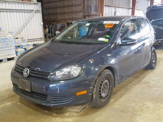WVWBB7AJ5CW291583 - 2012 VOLKSWAGEN GOLF 蓝色 照片 2