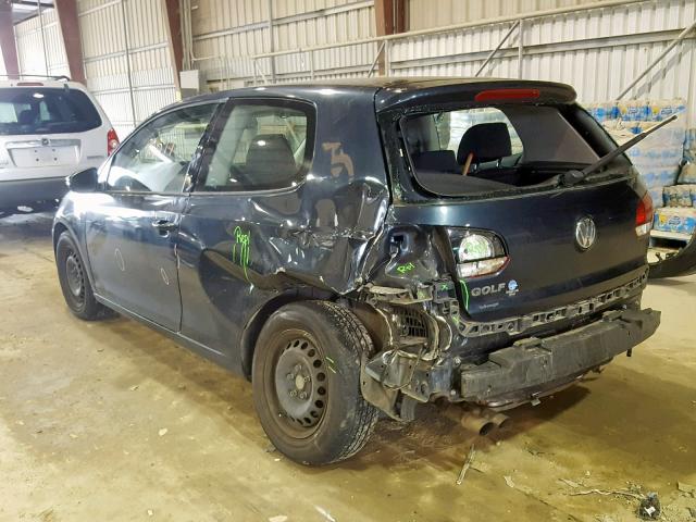 WVWBB7AJ5CW291583 - 2012 VOLKSWAGEN GOLF 蓝色 照片 3