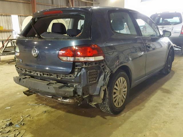 WVWBB7AJ5CW291583 - 2012 VOLKSWAGEN GOLF 蓝色 照片 4