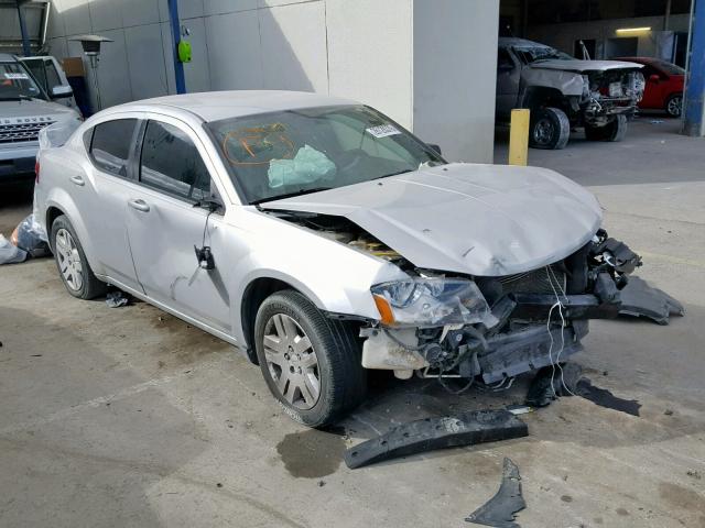 1B3BD4FB4BN564531 - 2011 DODGE AVENGER EX SILVER photo 1