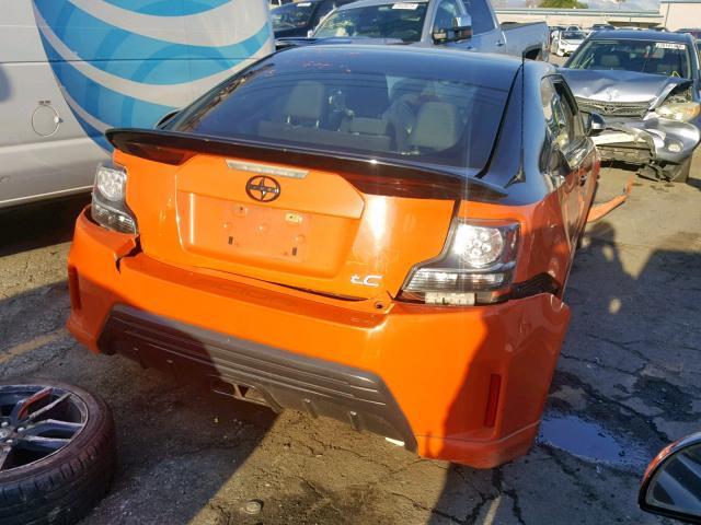JTKJF5C74FJ008056 - 2015 TOYOTA SCION TC ნარინჯისფერი ფოტო 4