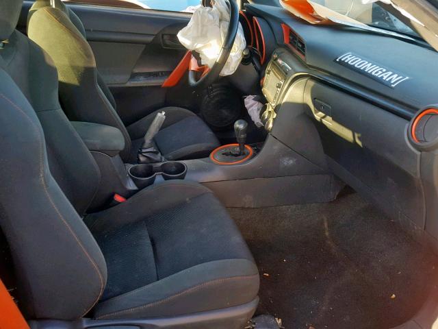 JTKJF5C74FJ008056 - 2015 TOYOTA SCION TC ნარინჯისფერი ფოტო 5