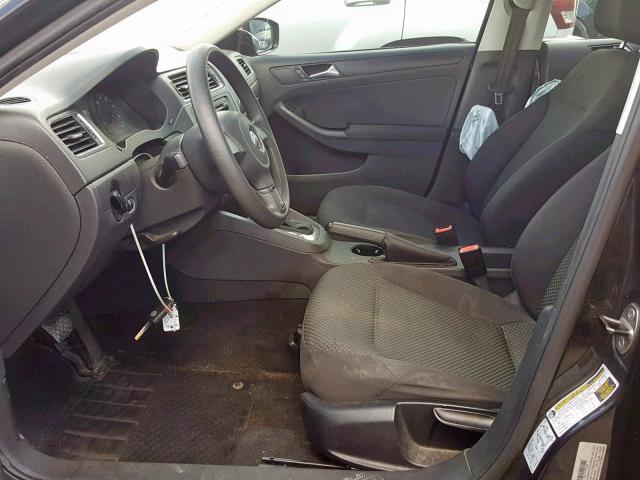 3VW2K7AJ5BM072862 - 2011 VOLKSWAGEN JETTA BASE 黑色 照片 5