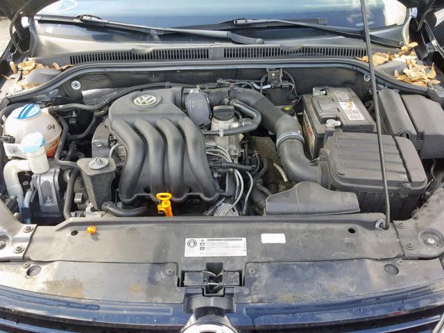 3VW2K7AJ5BM072862 - 2011 VOLKSWAGEN JETTA BASE 黑色 照片 7