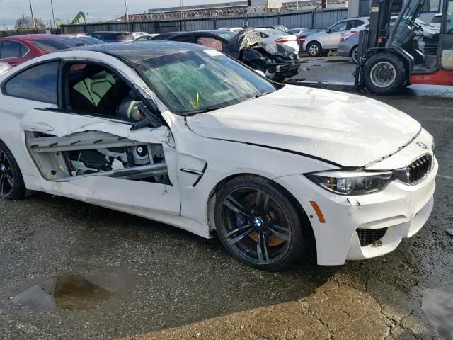 WBS3R9C55FK330348 - 2015 BMW M4 WHITE photo 9