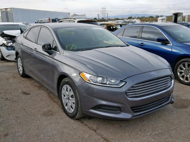 3FA6P0G74ER234793 - 2014 FORD FUSION S CHARCOAL photo 1