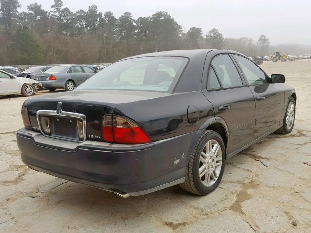 1LNHM87A94Y608459 - 2004 LINCOLN LS BLACK photo 4