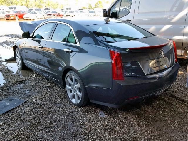 1G6AA5RX7E0106762 - 2014 CADILLAC ATS BLACK photo 3