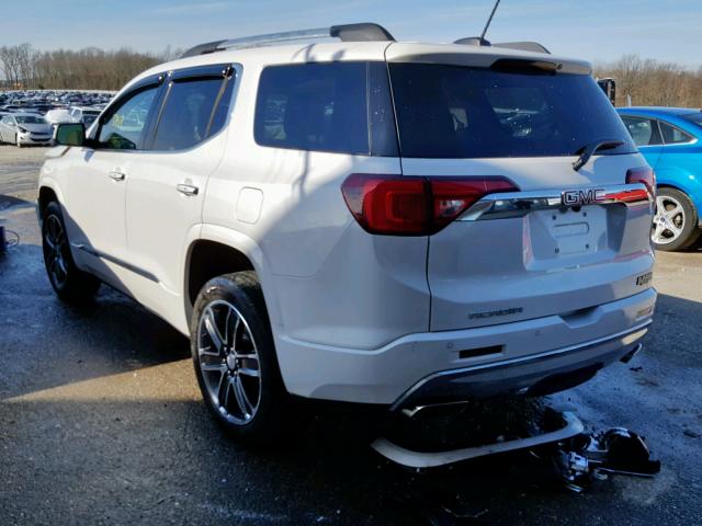 1GKKNPLS9HZ307159 - 2017 GMC ACADIA DEN WHITE photo 3