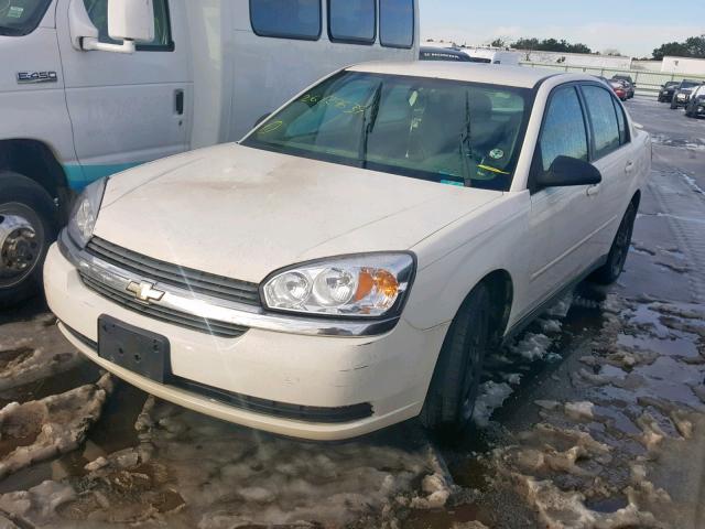 1G1ZT528X5F304223 - 2005 CHEVROLET MALIBU LS თეთრი ფოტო 2