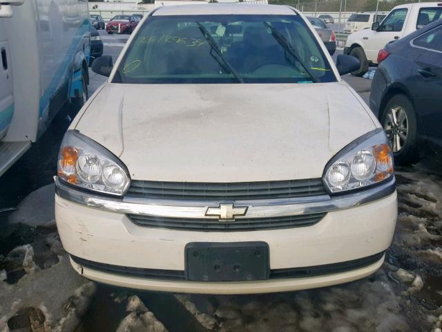 1G1ZT528X5F304223 - 2005 CHEVROLET MALIBU LS თეთრი ფოტო 9