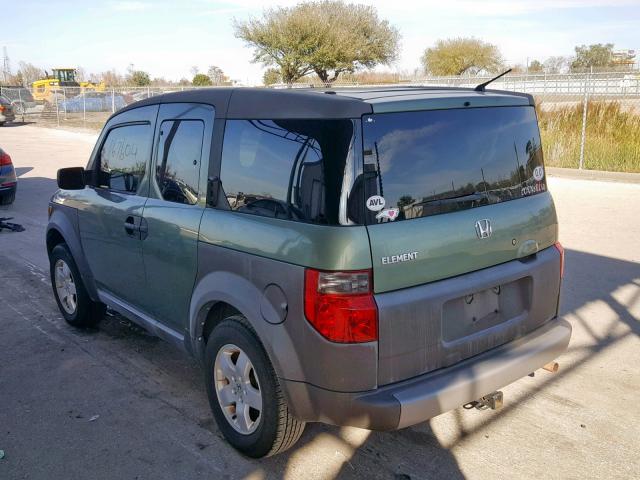 5J6YH28583L031355 - 2003 HONDA ELEMENT EX GREEN photo 3