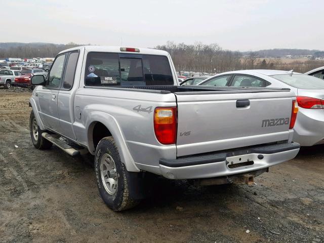 4F4ZR47E22TM20132 - 2002 MAZDA B4000 CAB SILVER photo 3