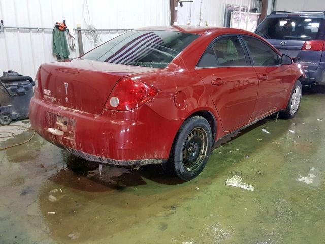 1G2ZF55B064190661 - 2006 PONTIAC G6 SE RED photo 4