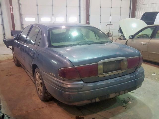 1G4HR54K4YU158276 - 2000 BUICK LESABRE LI BLUE photo 3