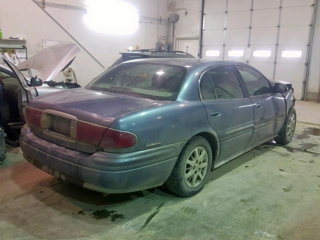 1G4HR54K4YU158276 - 2000 BUICK LESABRE LI BLUE photo 4