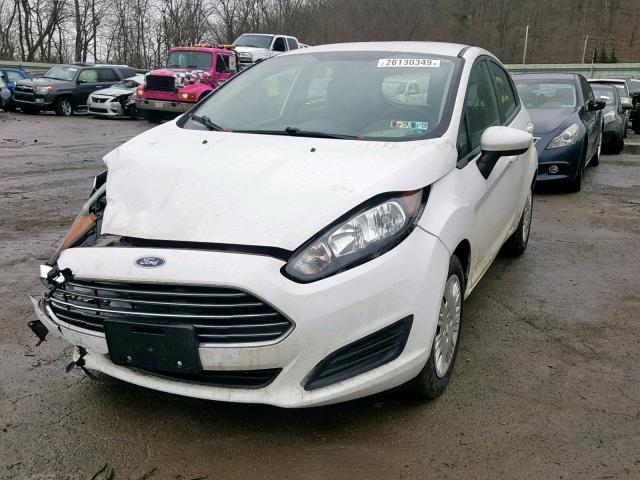 3FADP4TJ8FM207756 - 2015 FORD FIESTA S WHITE photo 2