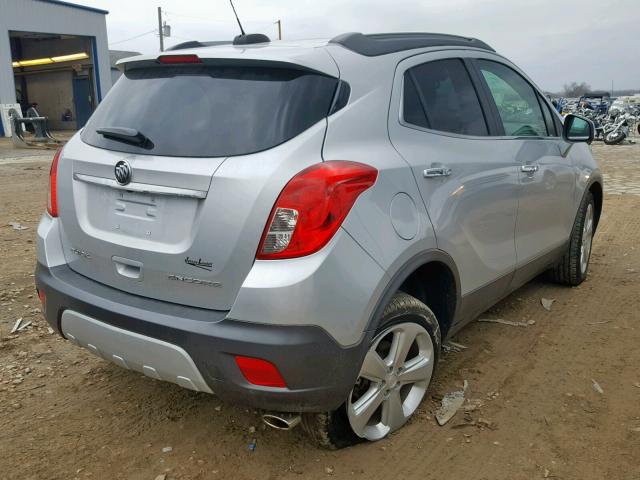 KL4CJASB6FB178808 - 2015 BUICK ENCORE SILVER photo 4