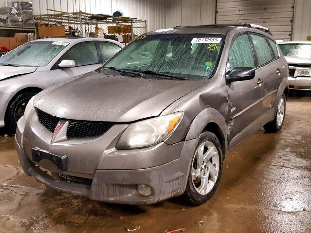 5Y2SL62833Z469184 - 2003 PONTIAC VIBE GRAY photo 2