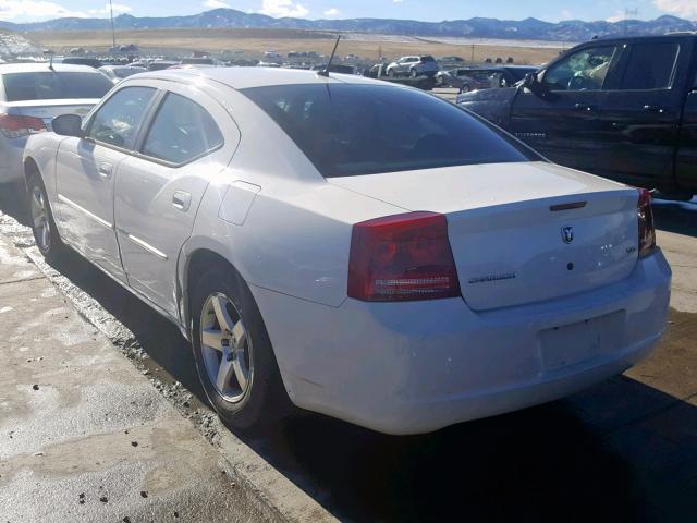 2B3KA33G78H124114 - 2008 DODGE CHARGER SX WHITE photo 3