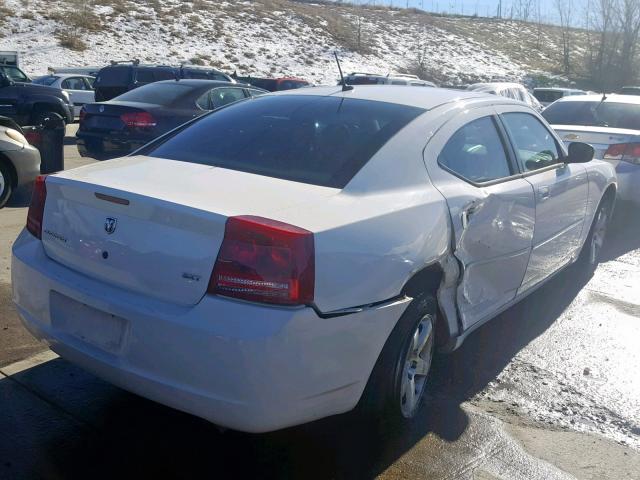 2B3KA33G78H124114 - 2008 DODGE CHARGER SX WHITE photo 4