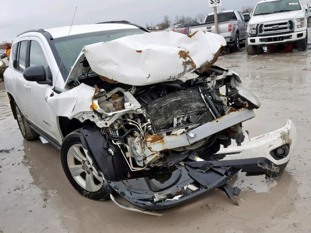 1J4NF4FB8BD193413 - 2011 JEEP COMPASS WHITE photo 1