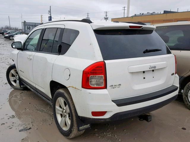 1J4NF4FB8BD193413 - 2011 JEEP COMPASS WHITE photo 3