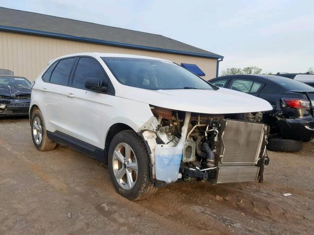 2FMTK3G99FBC02870 - 2015 FORD EDGE SE WHITE photo 1